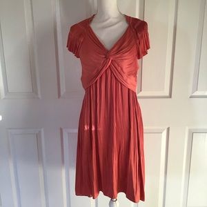 Anthropologie current air pleated dress Sz S